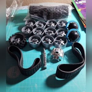 KNEX? LEGO? WHEELS RIMS LOT AND MORE 12 NEW TIRES BENIFITS CHARITY